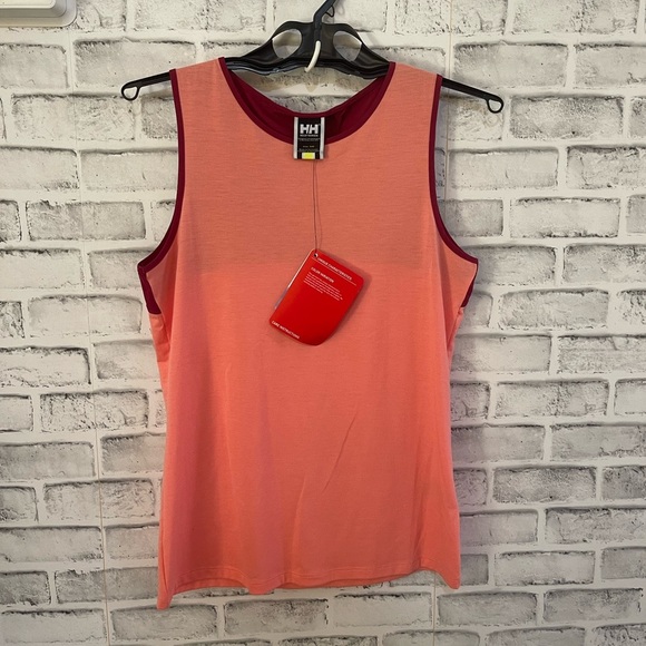 NWT Helly Hansen West Marine Thalia sleeveless two tone pink top Small - Picture 1 of 5